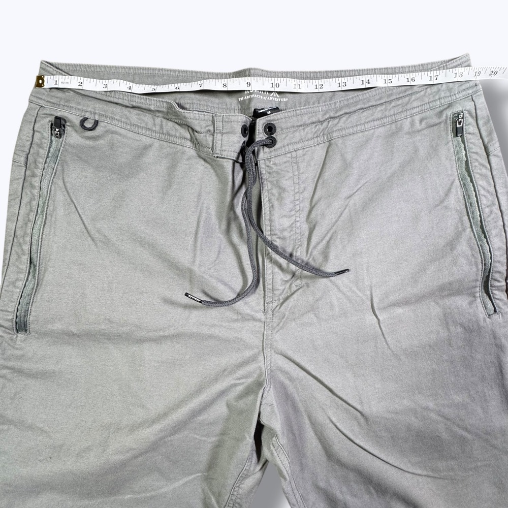 Roark Layover Travel Pants Men 38 Gray Green Hiking Athleisure Adventure Stretch - Picture 7 of 9